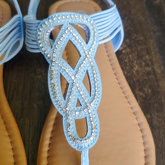 💙 SALE!! 💙 SO Blue Sandals BRAND NEW! - Picture 3 of 7